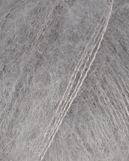 Garn Drops Kid-Silk 25g Mellangrå - Drops Design