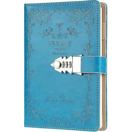 Journal for Kvinner med Låsbar Notatbok Passord Dagbok Påfyllbar A5 Størrelse Gave