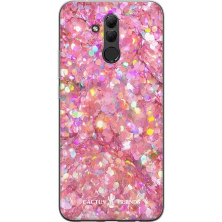 Kompatibel Mobilcover til Huawei Huawei Mate 20 lite Cactus and Friends – PinkGlitter