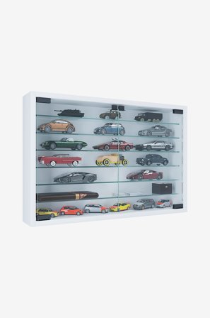 VCM - Vitrineskap Mandosa Xl - Hvit - Hyller & oppbevaring - Fra Homeroom