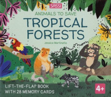Tropical forests. Animals to save. Ediz. a colori. Con 28 memory cards Jessica Martinello