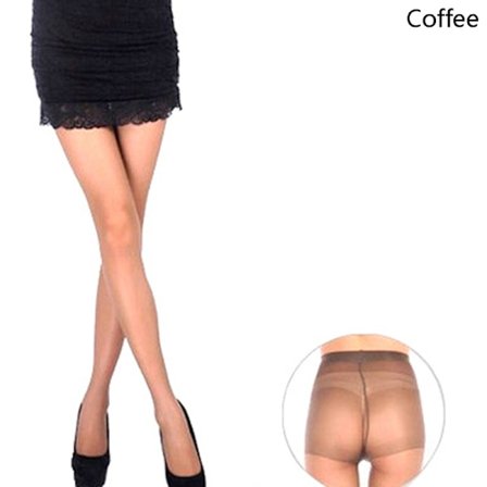 Kvinder Sexede ultratynde strømpebukser Sorte strømper Dame Elastik Høj