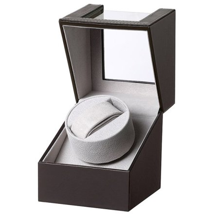 IC Brun Ultratyst Rotationsvarv per Dag Watch Winder Box Smycken Watch Box