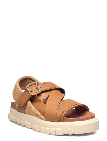National Sandal 22-02 Shoes Summer Shoes Platform Sandals Brun HOLZWEILER