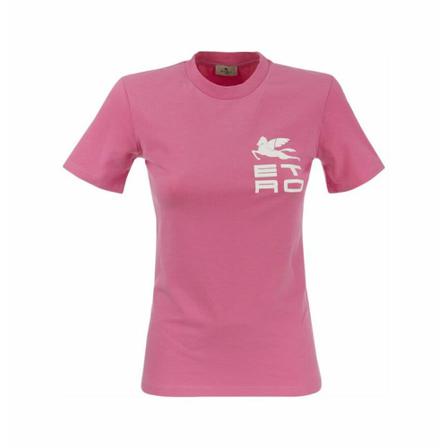 Etro Lotus T-shirt , Roze , Dames , Maat: S