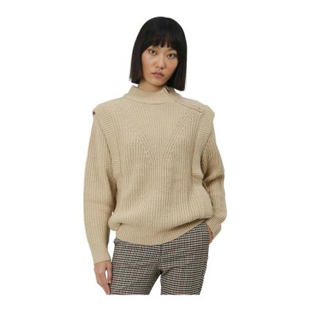Silvian Heach Ribbed sweater with zip at the neck inbo, Dame