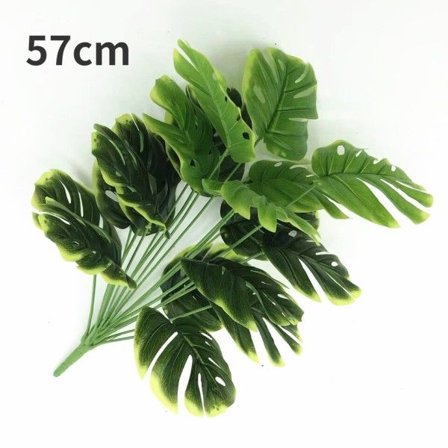 Kunstig plante 18 skildpadde ryg blade levetid blade hjem interiør dekoration stor grøn plante falsk plante gør-det-selv