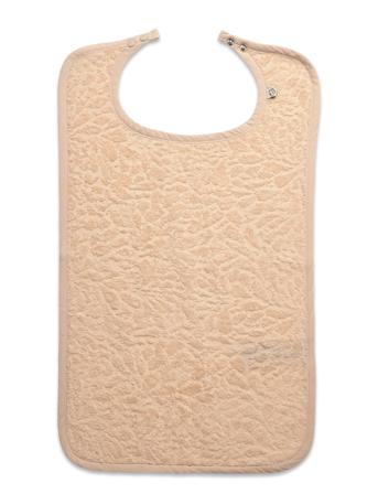 Organic Terry Bib - Large Beige Pippi
