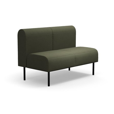 Modulsofa VARIETY, 2-Sitzer, Stoff Blues CSII, olive