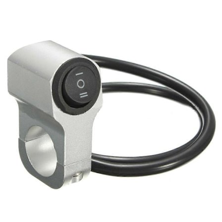 22mm 7/8 tommers motorsykkel styrehåndtak lysbryter 3-trinns vanntett bryter