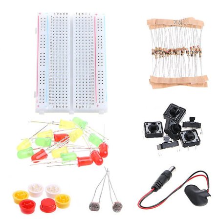 Startpaket R3 Mini Kopplingsdäck LED Jumper Kabel Knapp[D]