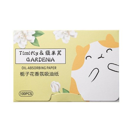100 st Ansiktsolja Absorberande Ansiktsvävnad 100 Stycken Doft Bärbart Fodral Y7K2