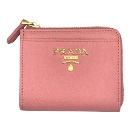 Prada Vintage Wallets & Cardholders Pink, Dame Vintage Accessories, Størrelse: ONE Size