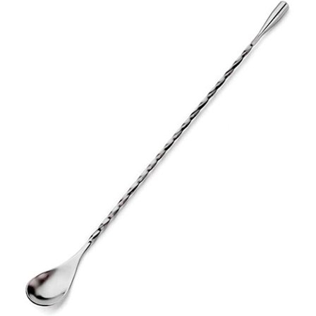 Professionell spiralformad rostfri bar-sked i silverton