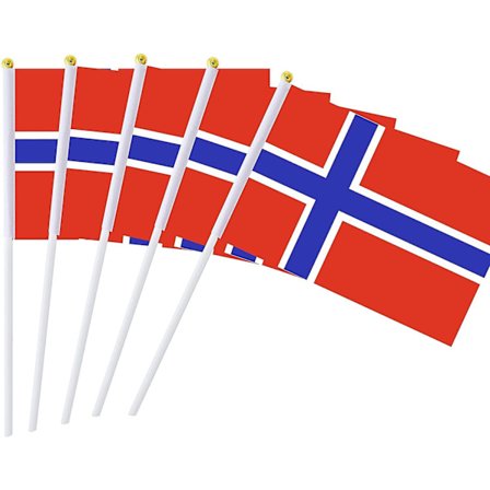 Pakke med 30 små mini flag, russiske flag, paradefestdekorationer, VM, festlige begivenheder, internationale helligdage