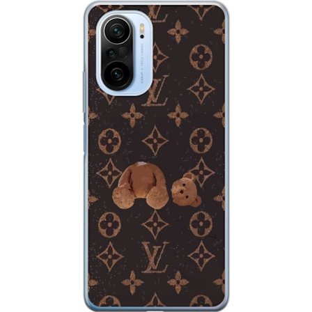 Kompatibel Mobilcover til Xiaomi Xiaomi Mi 11i Luksuriøst monogrammønster med knust bamse i mørk modeæstetik