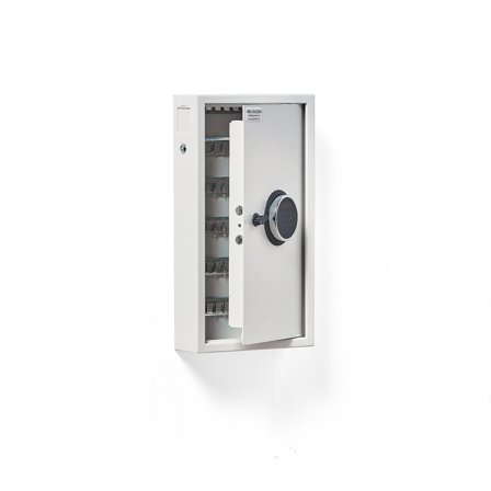 Schlüsselschrank MORTON mit 100 Haken, Codeschloss, 550 x 300 x 100 mm