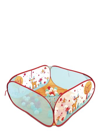 Play Pen With Balls - Forest Patterned Ludi