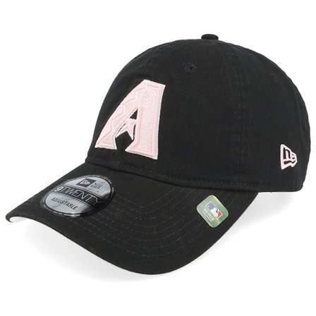 New Era - Arizona Diamondbacks MLB24 Mothers Day 9TWENTY Black Dad Cap Unconstructed Black Cap - MLB @ Hatstore