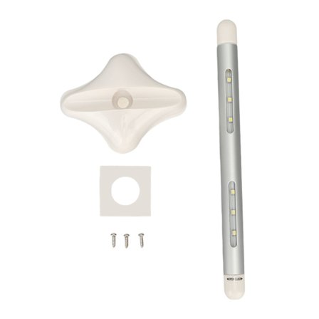 Magnetisk LED Bordlampe Avtakbar Lommelykt for Lesing Camping Nødbruk