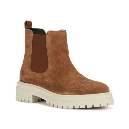 Geox Dam/Dam Iridea Mockaskängor i mocka 6 UK Brun