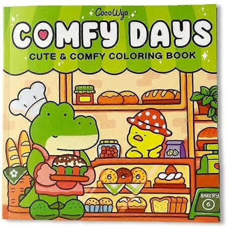 Little Corner/Cozy Friends/Spooky Cutie/Comfy Days/Fuzzy Hygge/Girl Moments Söpö ja Viihtyisä Värityskirja Aikuisille ja Teineille - Täydellinen