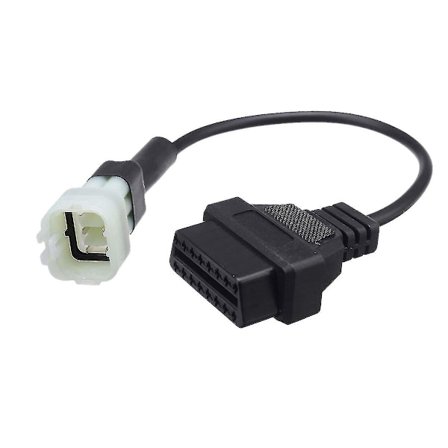 6-pins til OBD 16-pins adapter OBD2 feilsøkingskabel kompatibel med KTM Duke RC 2011 - 2017 motorsykler