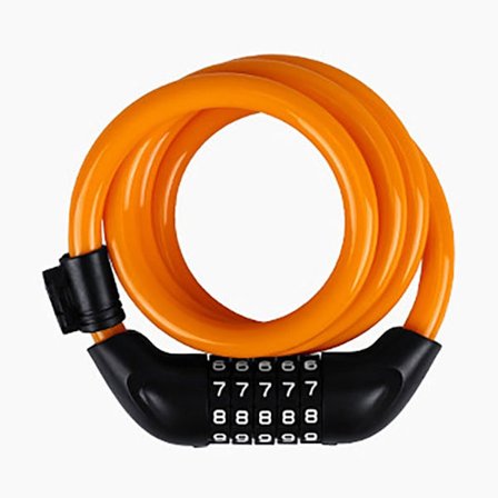 Sykkellås Kveiling Sykkellås ORANSJE