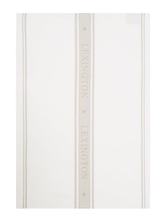 Lexington Home Icons Cotton Jacquard Star Kitchen Towel - White - 50X70CM