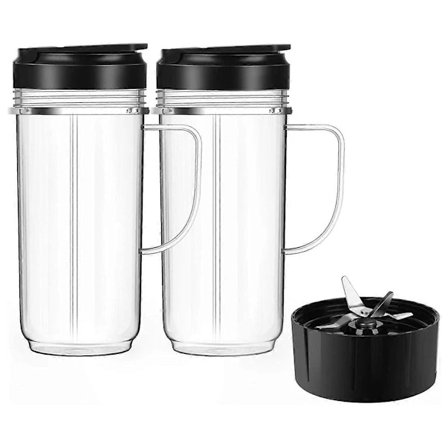 22 Oz Høj Kop med Flip Top To-Go Låg Reservedel til Magic Bullet 250W MB1001 Mixere Kop Mu