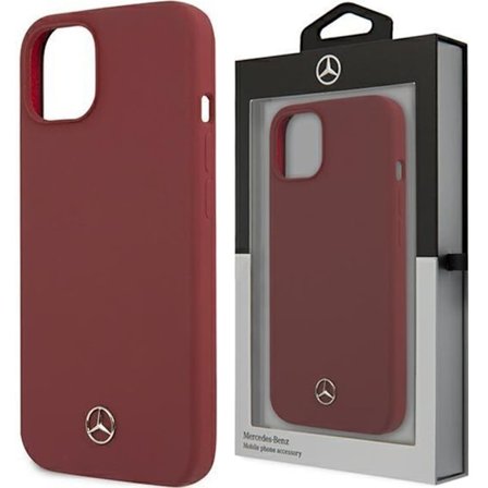 Mercedes MEHCP13SSILRE iPhone 13 mini 5.4 rød/rød hardt deksel Silicone Line