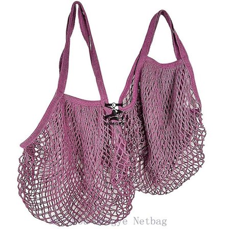 1 st Mesh Tote Bag, mesh Tote Bag, nät Bomull String Shopping Bag Återanvändbar Shopping Bag Woven Summer Beach Bag 25*35*38cm