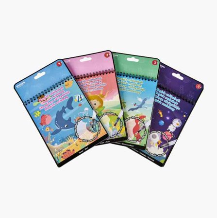 Magisk målarbok 4 teman - Biltema