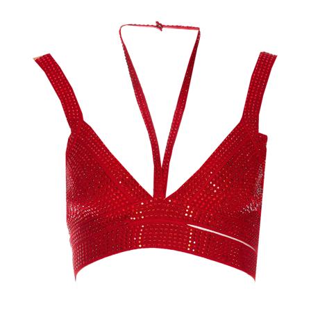 Andrea Adamo Sleeveless Tops , Rood , Dames , Maat: S