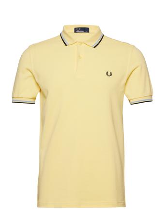 Twin Tipped Fp Shirt Polos Short-sleeved Gul Fred Perry