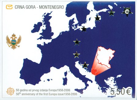 Montenegro 2006 - EUROPA - Miniark MICHEL 3 - Postfrisk