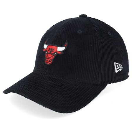 New Era - Chicago Bulls Corduroy 9FORTY Mc Black Adjustable Adjustable Black Cap - NBA @ Hatstore