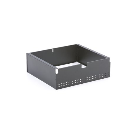 Sockel für Kleiderspind, B 600 mm, schwarz