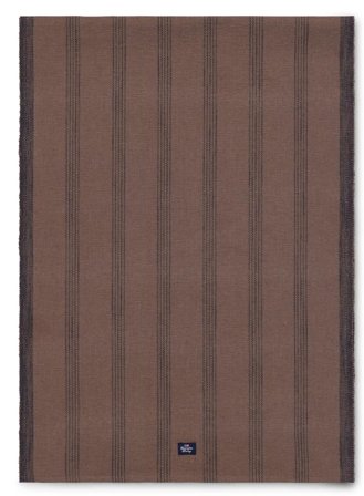 Lexington Bordløper Striped Økologisk-Bomull brun 50x150