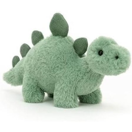 Jellycat Fossilly Stegosaurus Mini - L: 19 cm x b: 6 cm x h: 8 cm