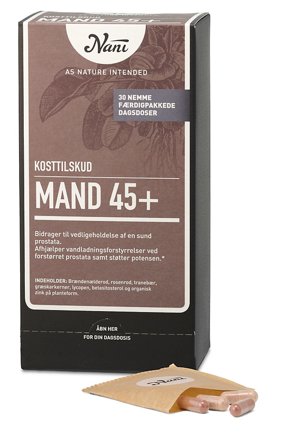Nani Helsepakke Mand 45+ 30 breve, Helse & Madvarer, Krop & Helse, Kosttilskud