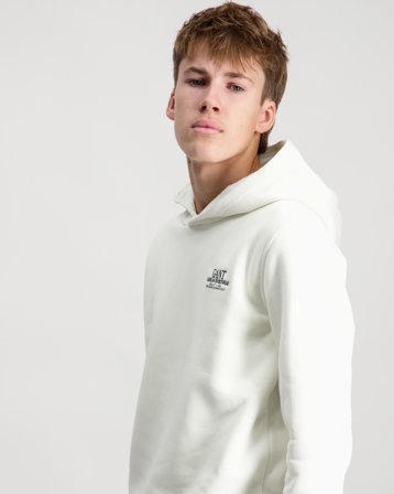 GANT GRAPHIC HOODIE Cremefarben Hoodies/Kapuzenpullover Jungen - Kids Brand Store