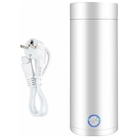 400 ml mini kedel og mini termokande, EIMZU bærbar elektrisk kedel, bærbar elektrisk rejsekedel, 4 minutters hurtig tilberedning, 3 i 1 med 304 