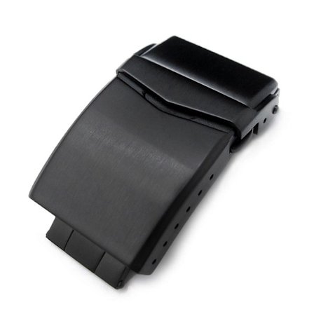 18mm 22mm Rostfritt Stål Klockarmbandsspänne För Seiko Klockarmband Lås Dubbel Låsknapp Dykspänne För Ghost Diving Lås - silver