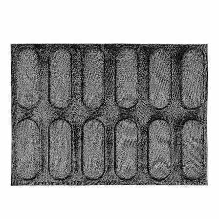 Silikonform Non-Stick Perforert Form for Baguetter, Pølsebrødformer, Bakeplate