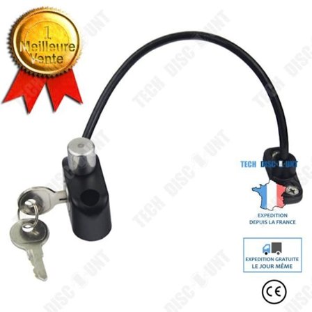 Skyddslås - TD - Rostskydd - Med 2 nycklar - För fönster - Svart