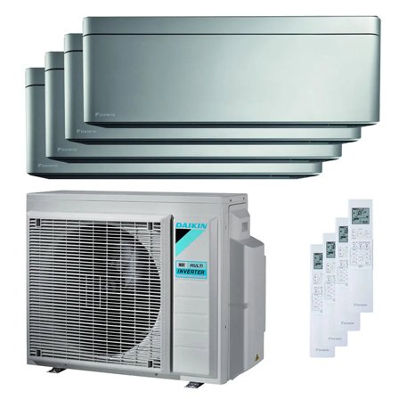 Condizionatore Daikin Stylish quadri split 5000+5000+7000+18000 BTU inverter A++ wifi unità esterna 6,8 kW
