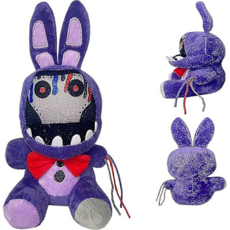 Kuihtunut Purppurajänis Pehmolelu, 11 Tuumaa Fnaf Security Breach Bonnie Nuken, Keräily Nightmare Freddy Pehmolelut (Kuihtunut Purppurajänis) (xq)