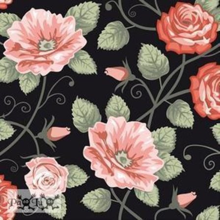 Självhäftande Kakeldekor 12-pack Gammeldags rosor