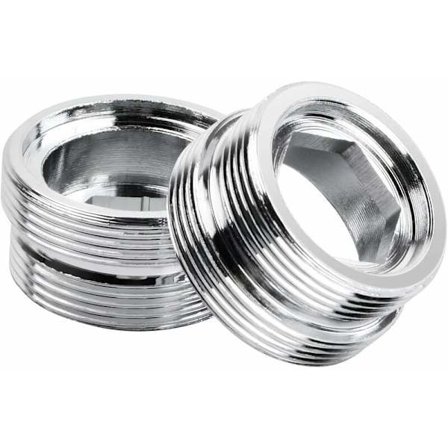 2 st kranadapter med invändig gänga, metallkranadapter, aluminiummetalladapter för kökskran vattenrenare adapter (M20-M22),